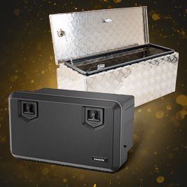 Werkzeugkasten und Wassertanke