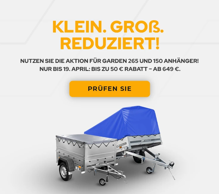 Klein. Groß. Reduziert!